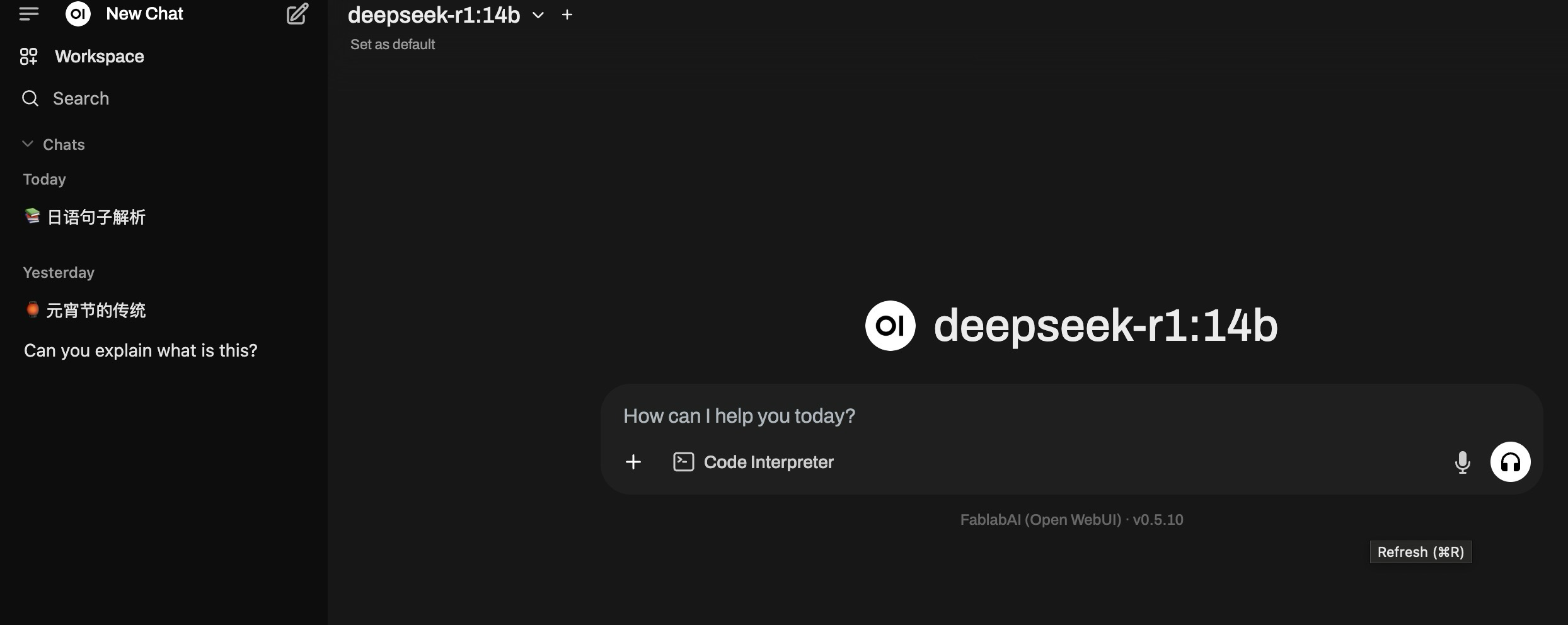本地部署 openwebui + Ollama